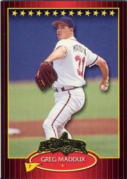 2001 Playoff Armour Trivia #5 Greg Maddux Front