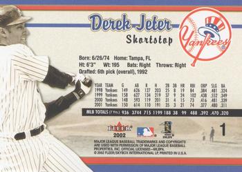 2002 All-Star FanFest #1 Derek Jeter Back