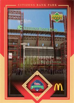 2004 Upper Deck McDonald's Philadelphia Phillies #27 Citizens Bank Park Front