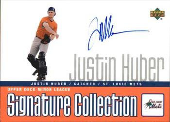 2002 Upper Deck Minor League - Signature Collection #JU Justin Huber Front