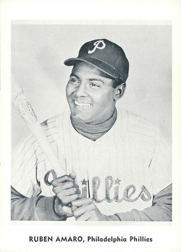 1960 Jay Publishing Philadelphia Phillies Set A #NNO Ruben Amaro Front