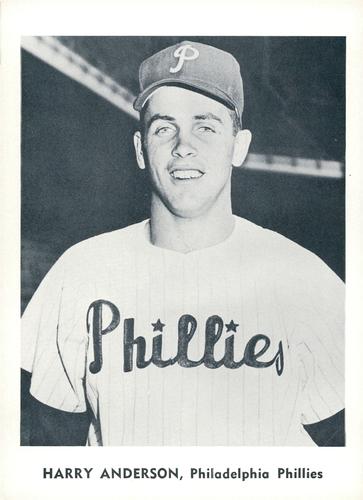 1960 Jay Publishing Philadelphia Phillies Set A #NNO Harry Anderson Front
