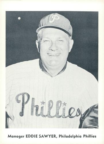 1960 Jay Publishing Philadelphia Phillies Set A #NNO Eddie Sawyer Front