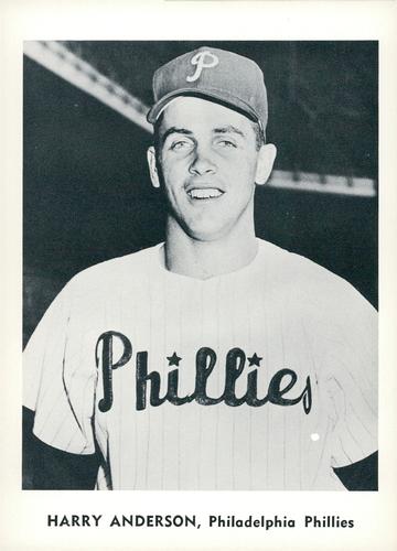 1960 Jay Publishing Philadelphia Phillies Set B #NNO Harry Anderson Front