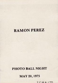 1975 TCMA Iowa Oaks #NNO Ramon Perez Back