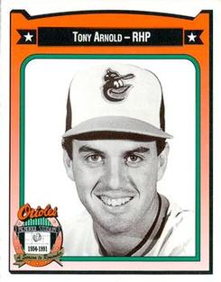 1991 Crown/Coca-Cola Baltimore Orioles #13 Tony Arnold Front