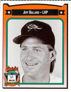 1991 Crown/Coca-Cola Baltimore Orioles #18 Jeff Ballard Front