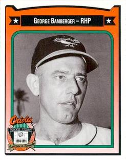 1991 Crown/Coca-Cola Baltimore Orioles #19 George Bamberger Front