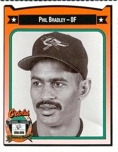 1991 Crown/Coca-Cola Baltimore Orioles #48 Phil Bradley Front