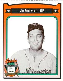 1991 Crown/Coca-Cola Baltimore Orioles #51 Jim Brideweser Front
