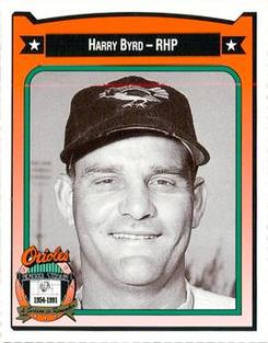 1991 Crown/Coca-Cola Baltimore Orioles #67 Harry Byrd Front