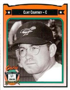 1991 Crown/Coca-Cola Baltimore Orioles #86 Clint Courtney Front