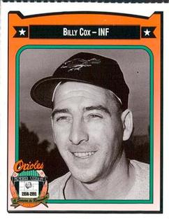 1991 Crown/Coca-Cola Baltimore Orioles #87 Billy Cox Front