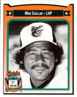 1991 Crown/Coca-Cola Baltimore Orioles #91 Mike Cuellar Front