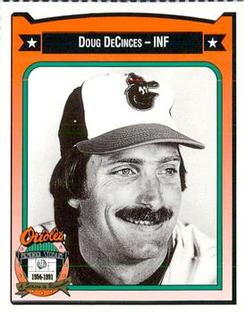 1991 Crown/Coca-Cola Baltimore Orioles #99 Doug DeCinces Front
