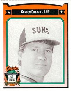 1991 Crown/Coca-Cola Baltimore Orioles #105 Gordon Dillard Front