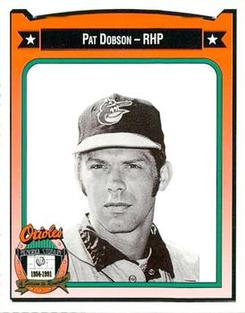 1991 Crown/Coca-Cola Baltimore Orioles #109 Pat Dobson Front