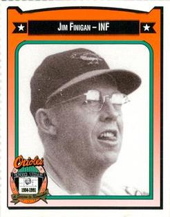1991 Crown/Coca-Cola Baltimore Orioles #129 Jim Finigan Front