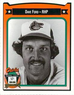 1991 Crown/Coca-Cola Baltimore Orioles #140 Dave Ford Front