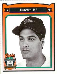 1991 Crown/Coca-Cola Baltimore Orioles #158 Leo Gomez Front