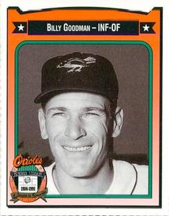 1991 Crown/Coca-Cola Baltimore Orioles #160 Billy Goodman Front