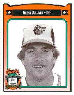 1991 Crown/Coca-Cola Baltimore Orioles #169 Glenn Gulliver Front