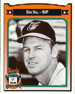 1991 Crown/Coca-Cola Baltimore Orioles #174 Dick Hall Front