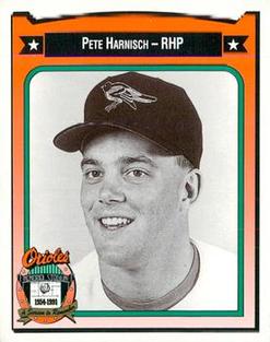 1991 Crown/Coca-Cola Baltimore Orioles #180 Pete Harnisch Front