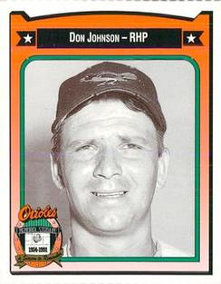 1991 Crown/Coca-Cola Baltimore Orioles #227 Don Johnson Front