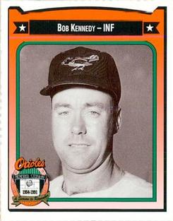 1991 Crown/Coca-Cola Baltimore Orioles #236 Bob Kennedy Front