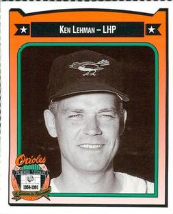1991 Crown/Coca-Cola Baltimore Orioles #258 Ken Lehman Front