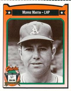 1991 Crown/Coca-Cola Baltimore Orioles #279 Morrie Martin Front
