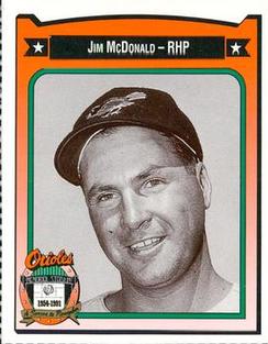 1991 Crown/Coca-Cola Baltimore Orioles #289 Jim McDonald Front