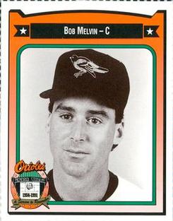 1991 Crown/Coca-Cola Baltimore Orioles #296 Bob Melvin Front