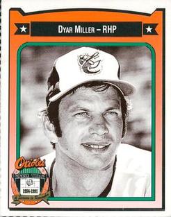1991 Crown/Coca-Cola Baltimore Orioles #301 Dyar Miller Front