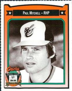 1991 Crown/Coca-Cola Baltimore Orioles #309 Paul Mitchell Front