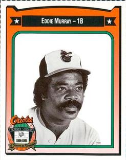 1991 Crown/Coca-Cola Baltimore Orioles #321 Eddie Murray Front