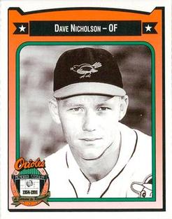 1991 Crown/Coca-Cola Baltimore Orioles #328 Dave Nicholson Front