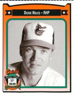 1991 Crown/Coca-Cola Baltimore Orioles #333 Dickie Noles Front