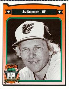 1991 Crown/Coca-Cola Baltimore Orioles #335 Jim Northrup Front