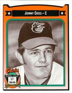 1991 Crown/Coca-Cola Baltimore Orioles #340 Johnny Oates Front