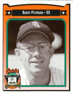 1991 Crown/Coca-Cola Baltimore Orioles #359 Buddy Peterson Front