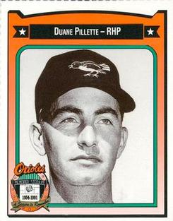 1991 Crown/Coca-Cola Baltimore Orioles #363 Duane Pillette Front