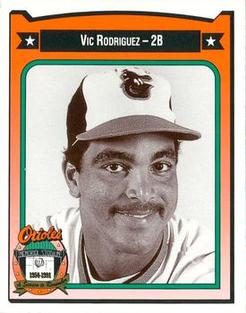 1991 Crown/Coca-Cola Baltimore Orioles #391 Vic Rodriguez Front