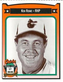 1991 Crown/Coca-Cola Baltimore Orioles #395 Ken Rowe Front