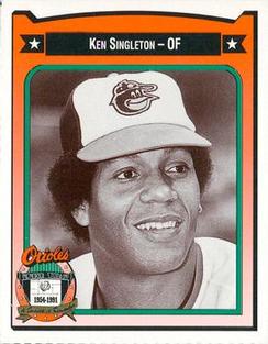 1991 Crown/Coca-Cola Baltimore Orioles #421 Ken Singleton Front