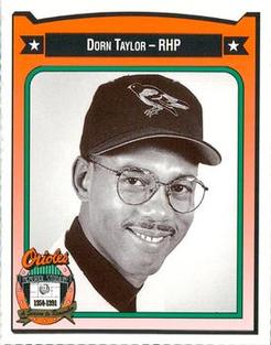 1991 Crown/Coca-Cola Baltimore Orioles #451 Dorn Taylor Front