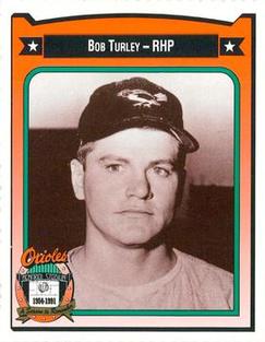 1991 Crown/Coca-Cola Baltimore Orioles #464 Bob Turley Front