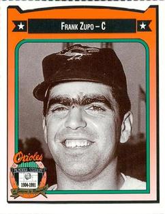 1991 Crown/Coca-Cola Baltimore Orioles #494 Frank Zupo Front