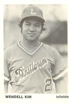 1975 TCMA Lafayette Drillers #2 Wendell Kim Front